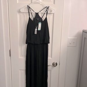 Black maxi dress, Papermoon, XS, new with tags